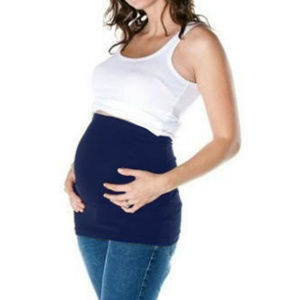 Navy Maternity Belly Band Pregnancy Support